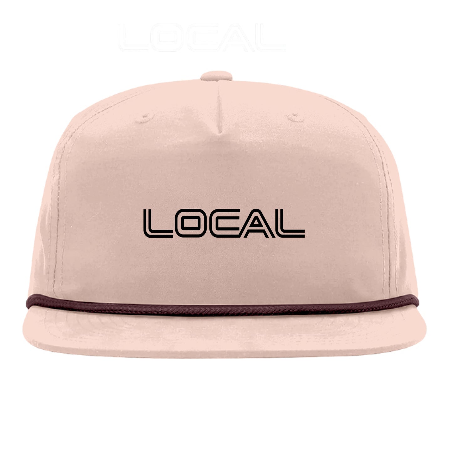 Pale Peach/ Maroon - FRONT