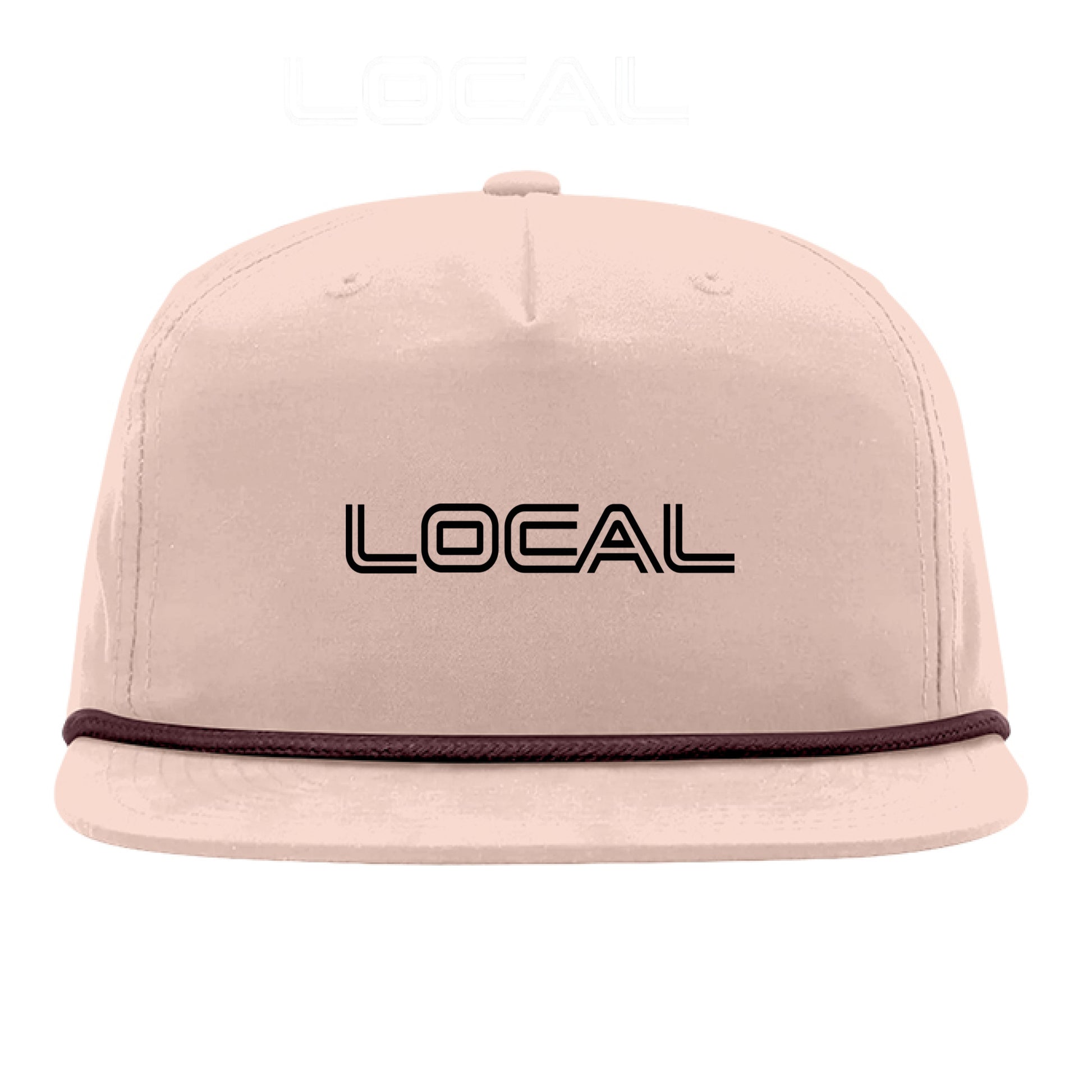 Pale Peach/ Maroon - FRONT