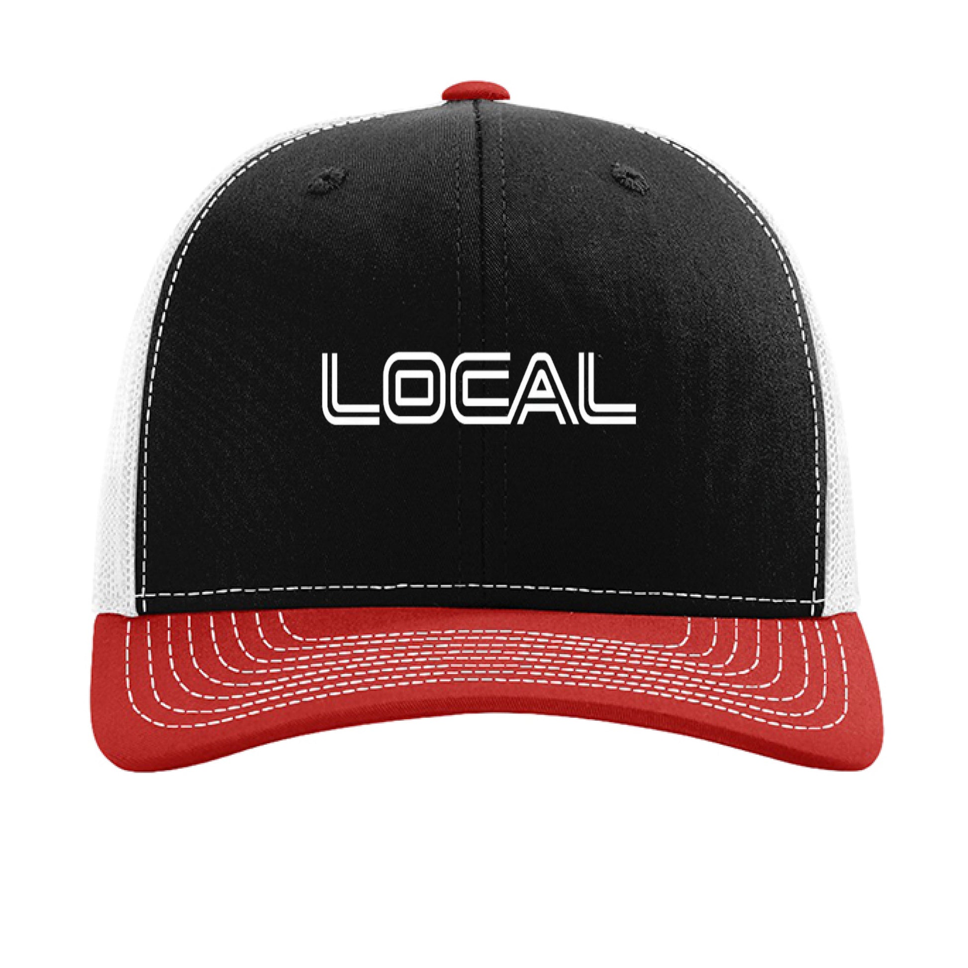 Black/ White/ Red - FRONT