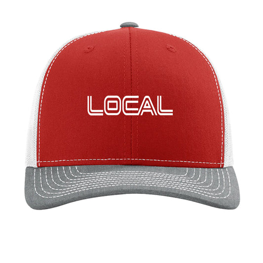 Red/ White/ Heather Grey - FRONT