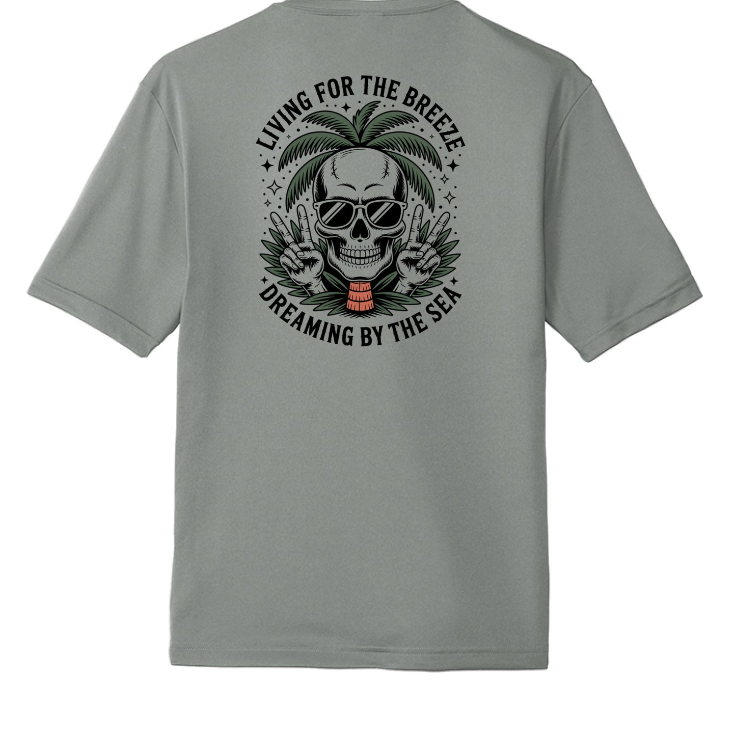 Grey Concrete Heather - BACK