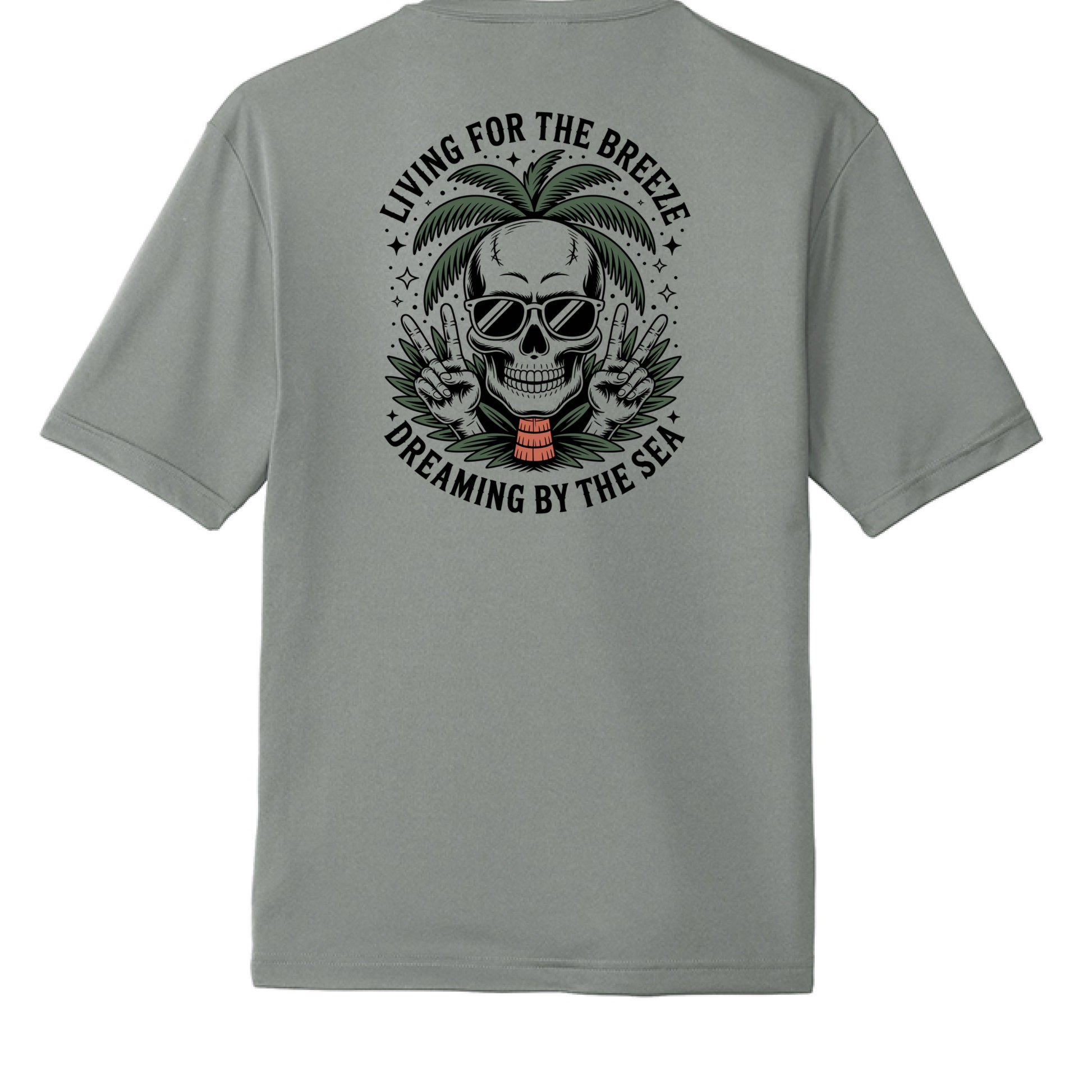 Grey Concrete Heather - BACK